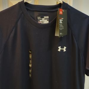 Men's Medium Under Armour Navy Heatgear Shirt